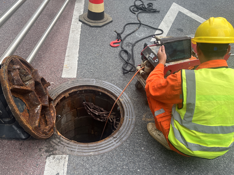 三步两桥市政管道内窥检测