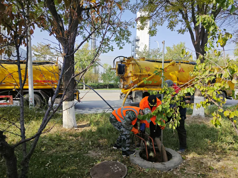 三步两桥厂区管道清洗